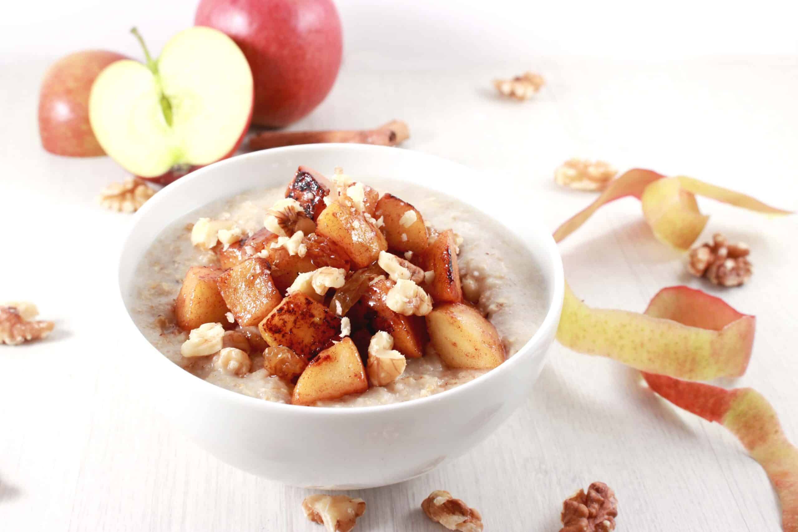 appeltaart havermout