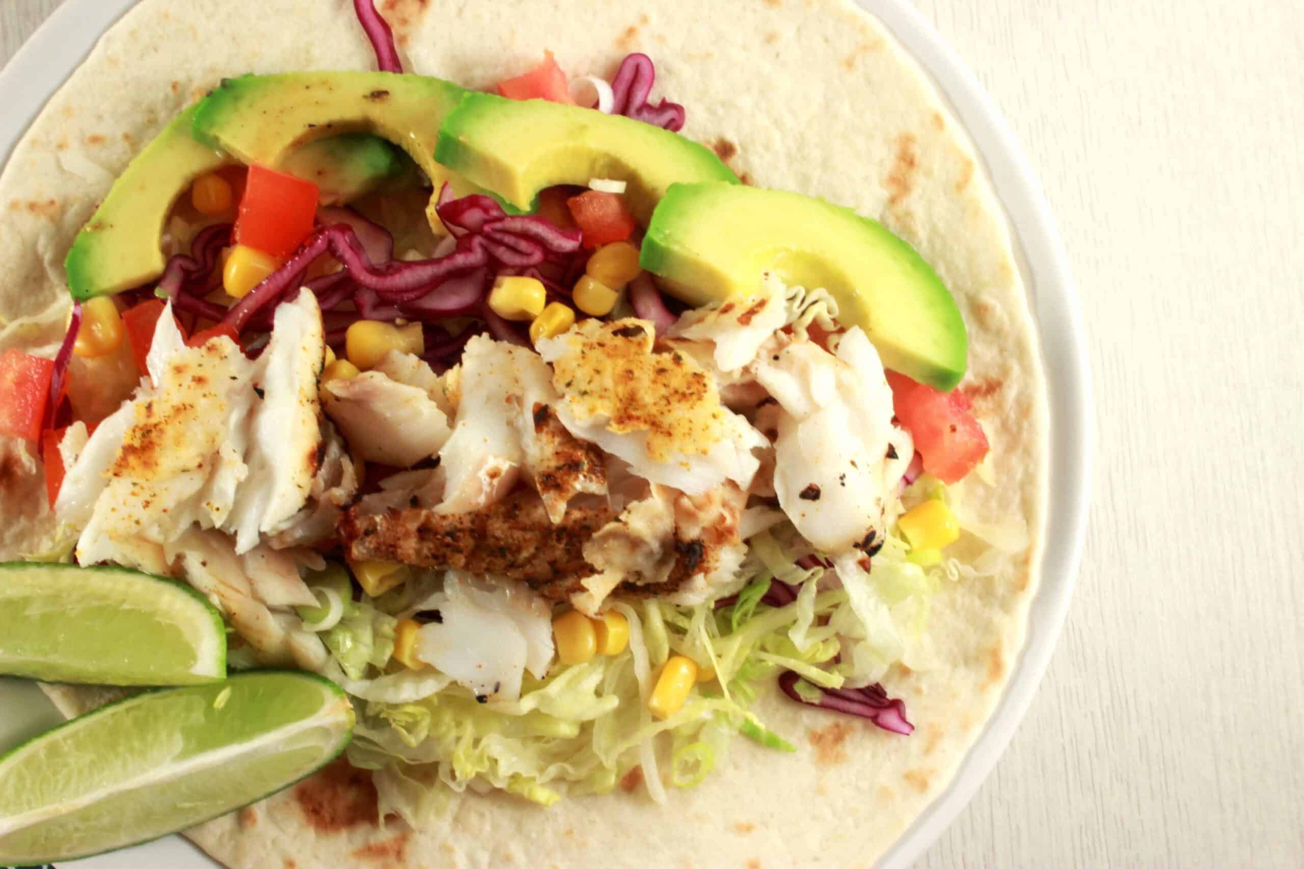 wrap met vis