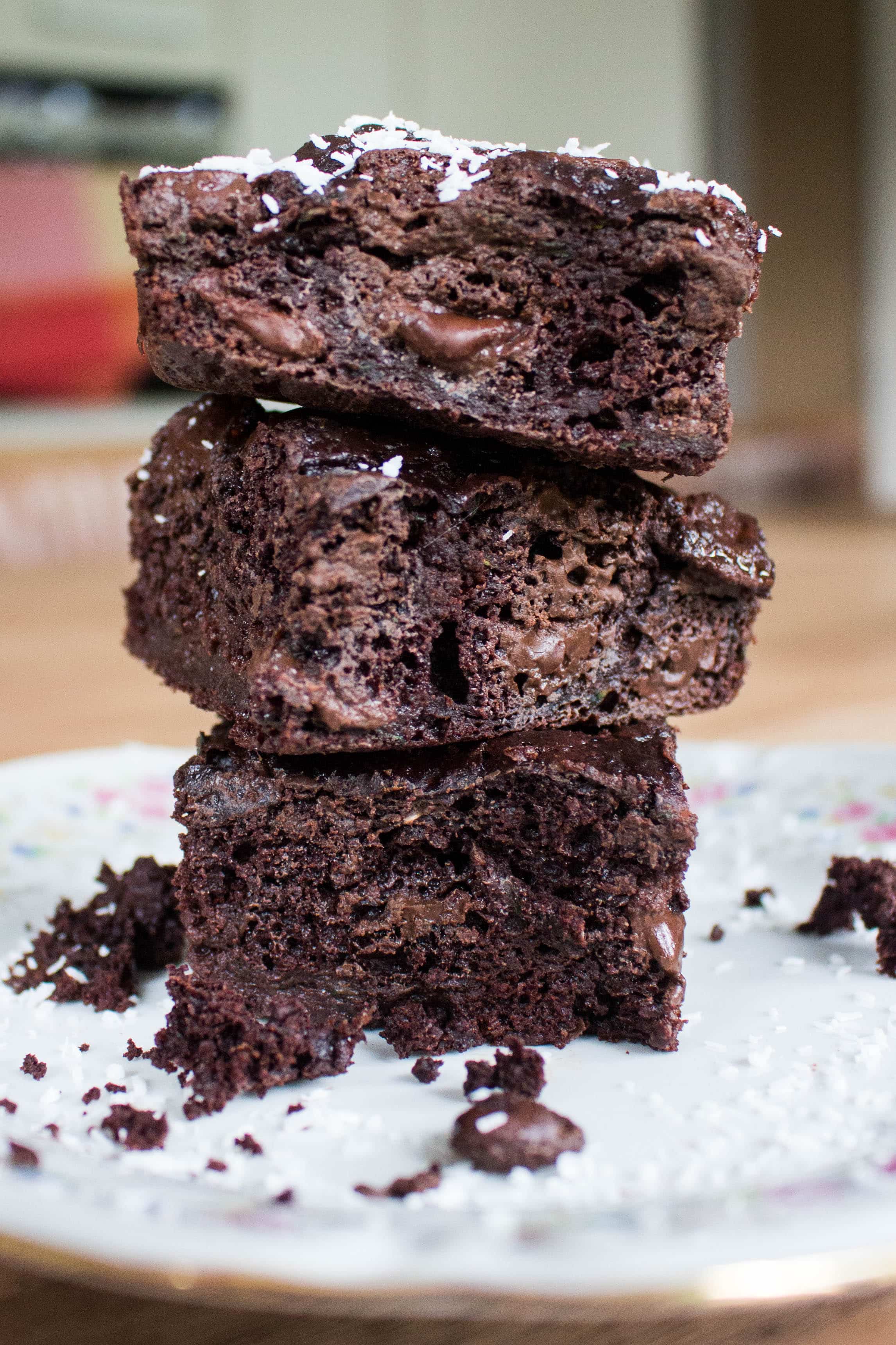 brownies met courgette