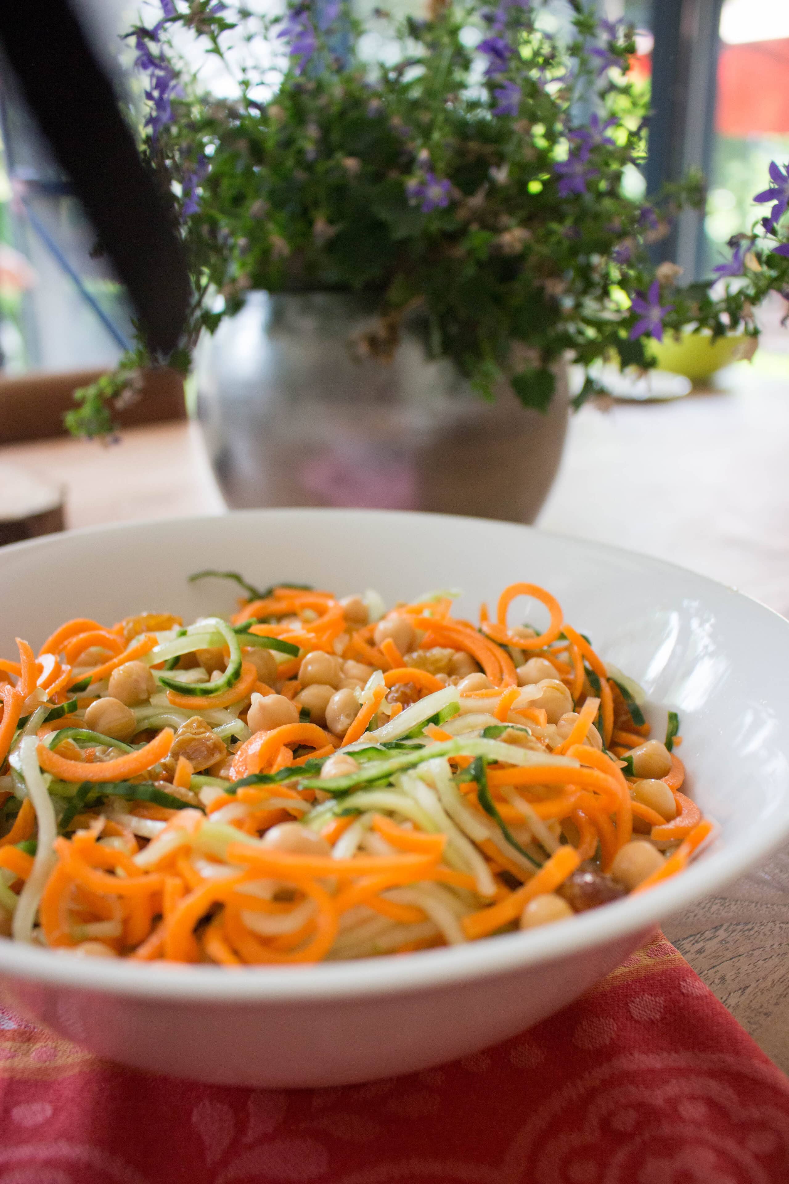 salade met wortel