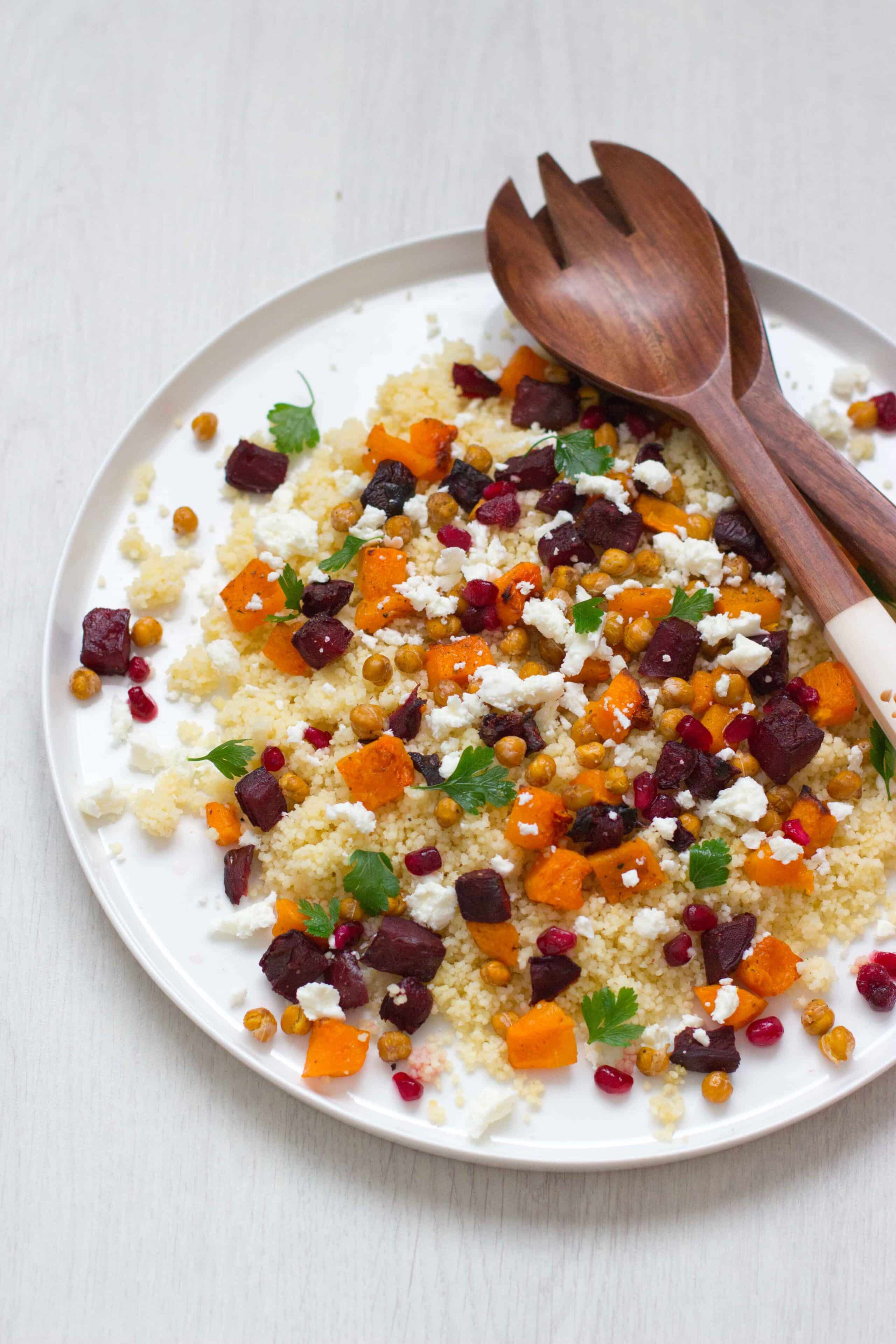 Couscous met gegrilde groenten