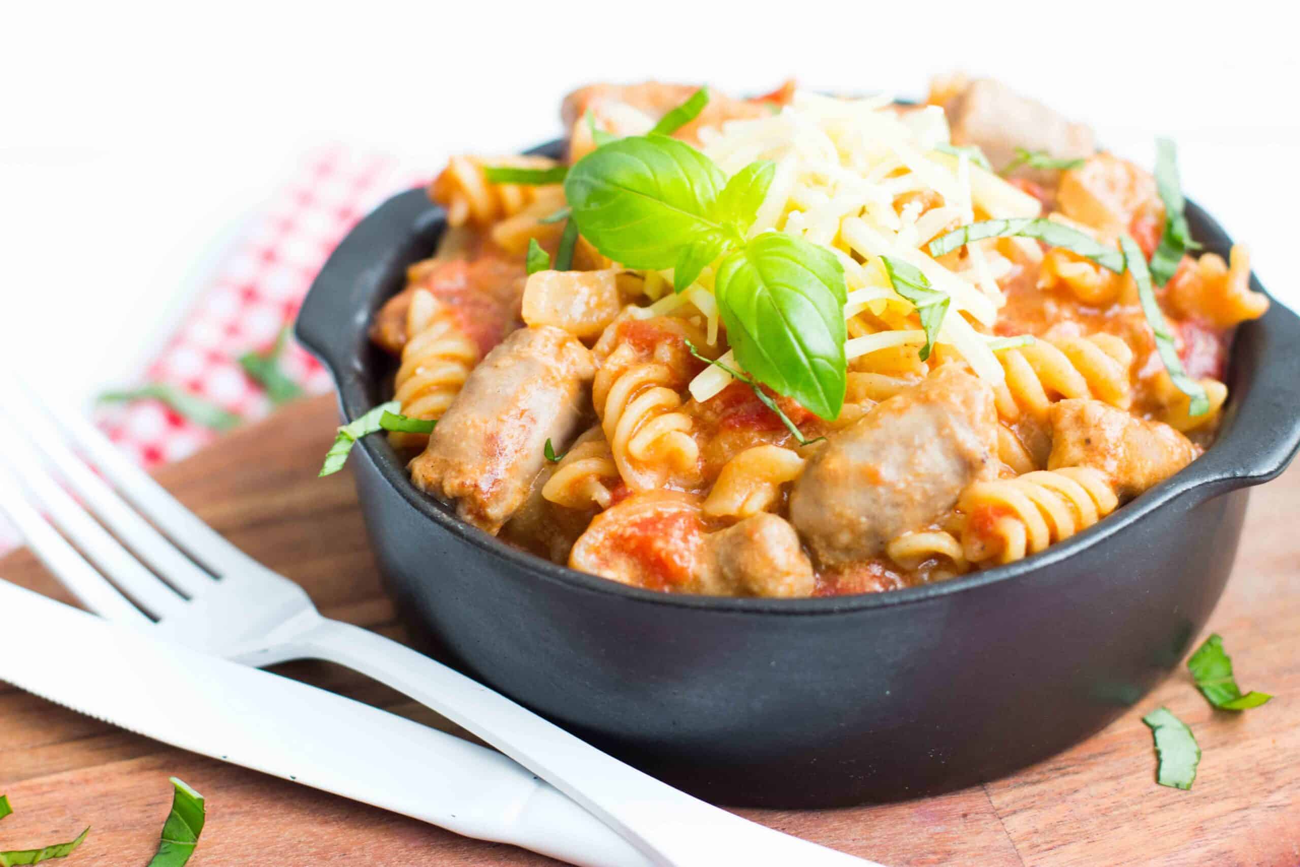 pasta met chipolata