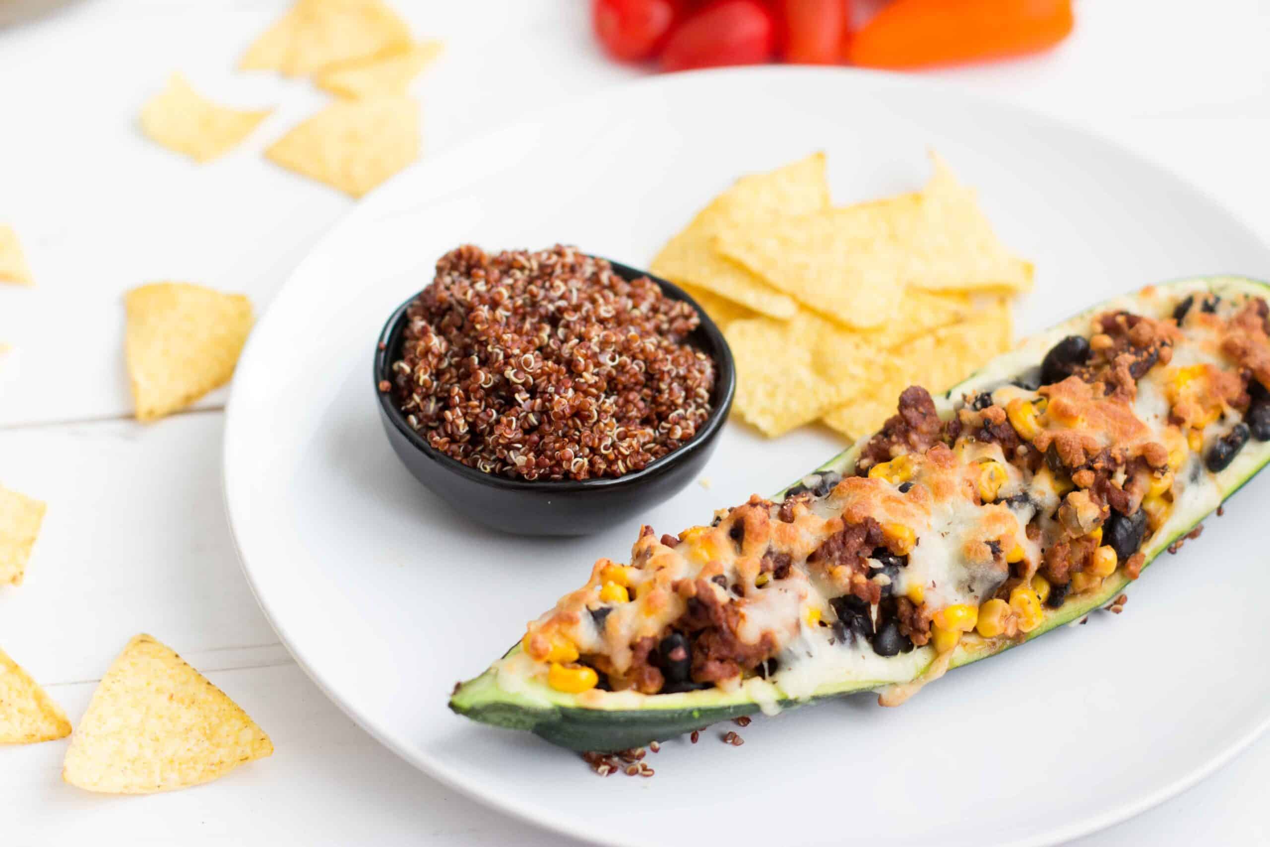 Mexicanse gevulde courgette