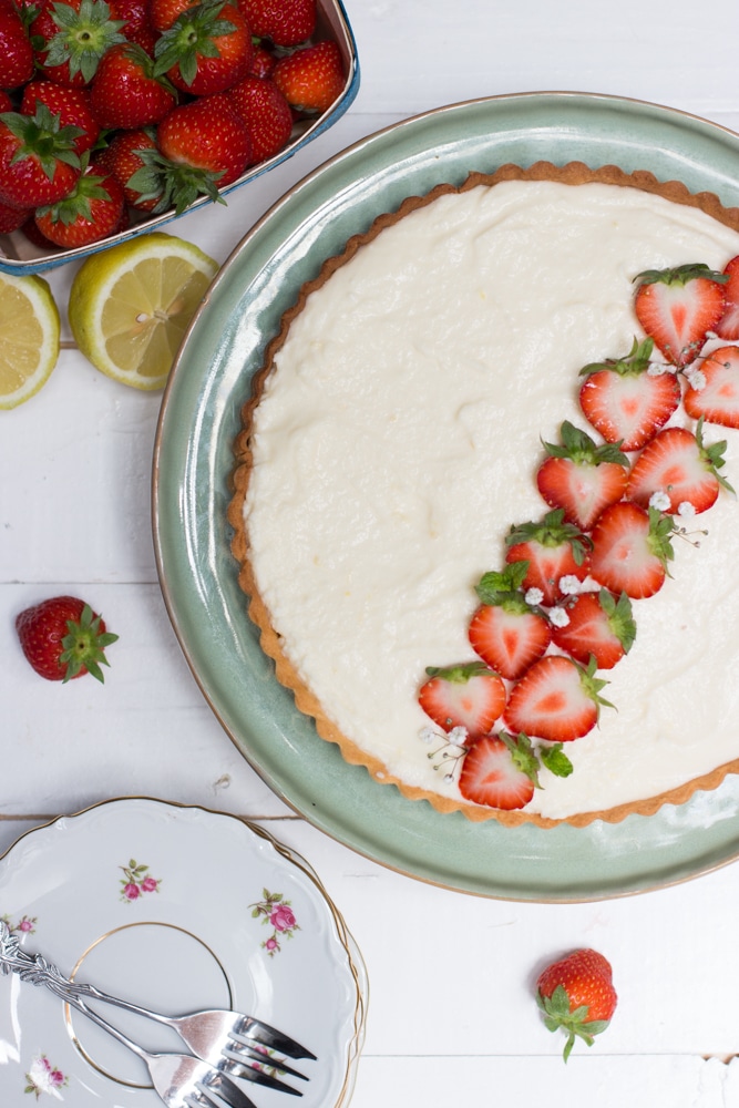 aardbeientaart met mascarpone