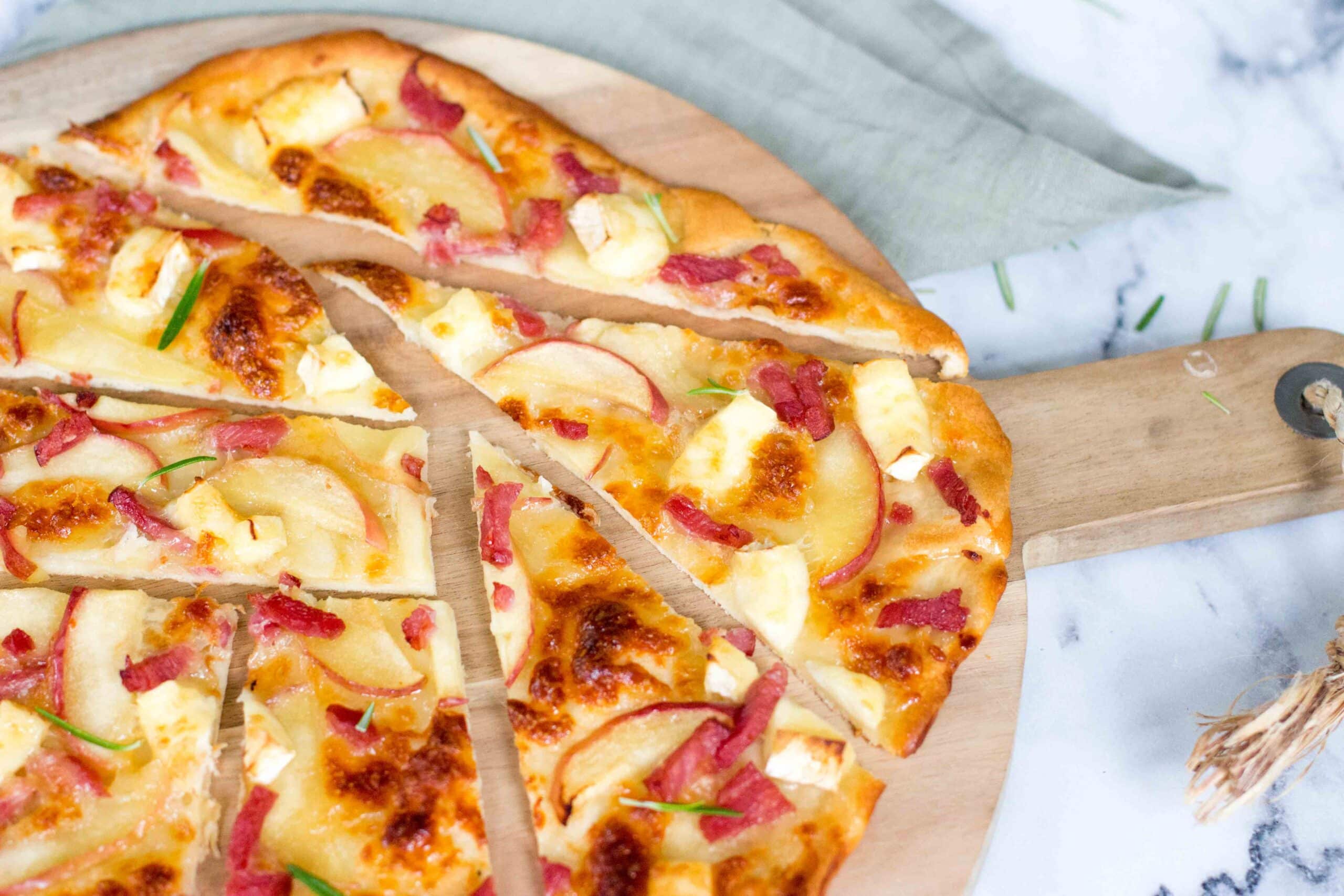 pizza met brie