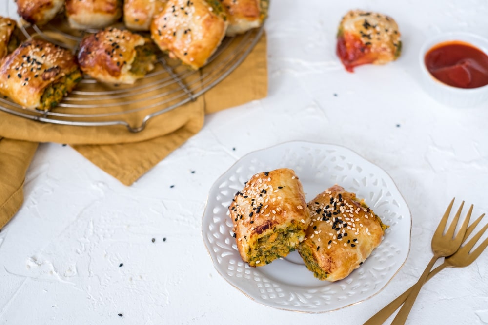 vegetarisch worstenbroodje