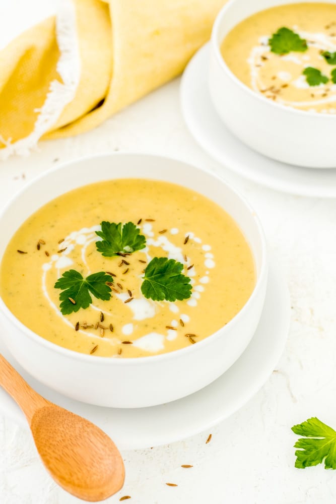 pompoensoep met courgette