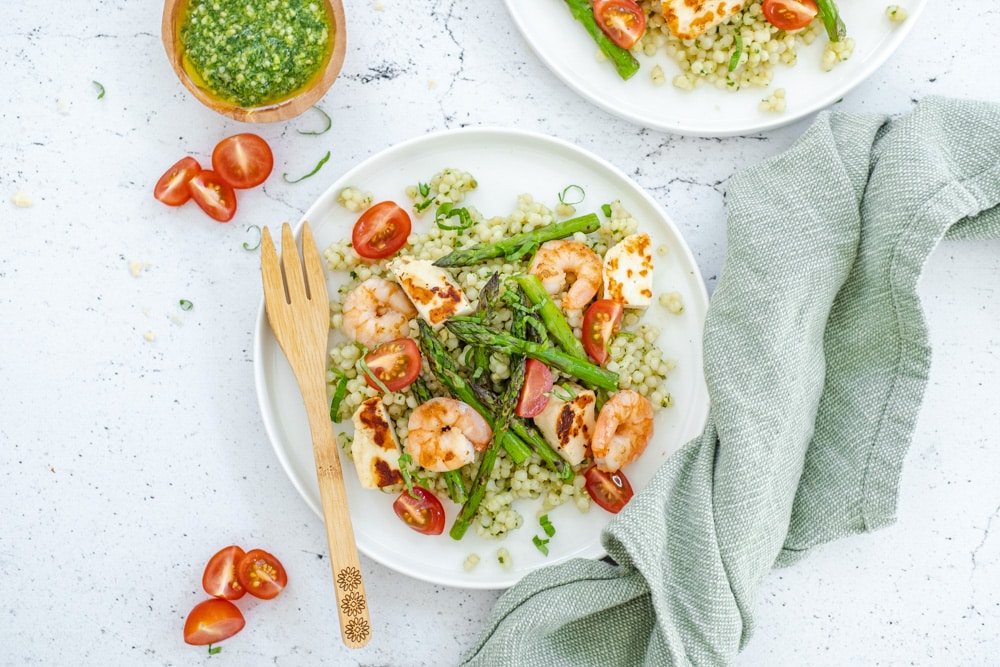parelcouscous met asperges