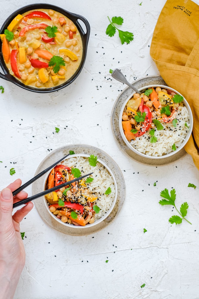 pinda veggie curry