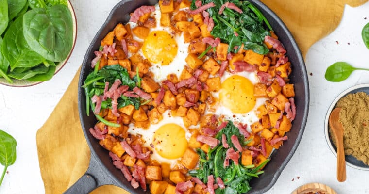 ontbijt met zoete aardappel