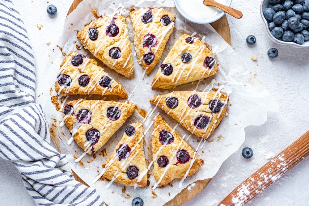 scones met blauwe bessen