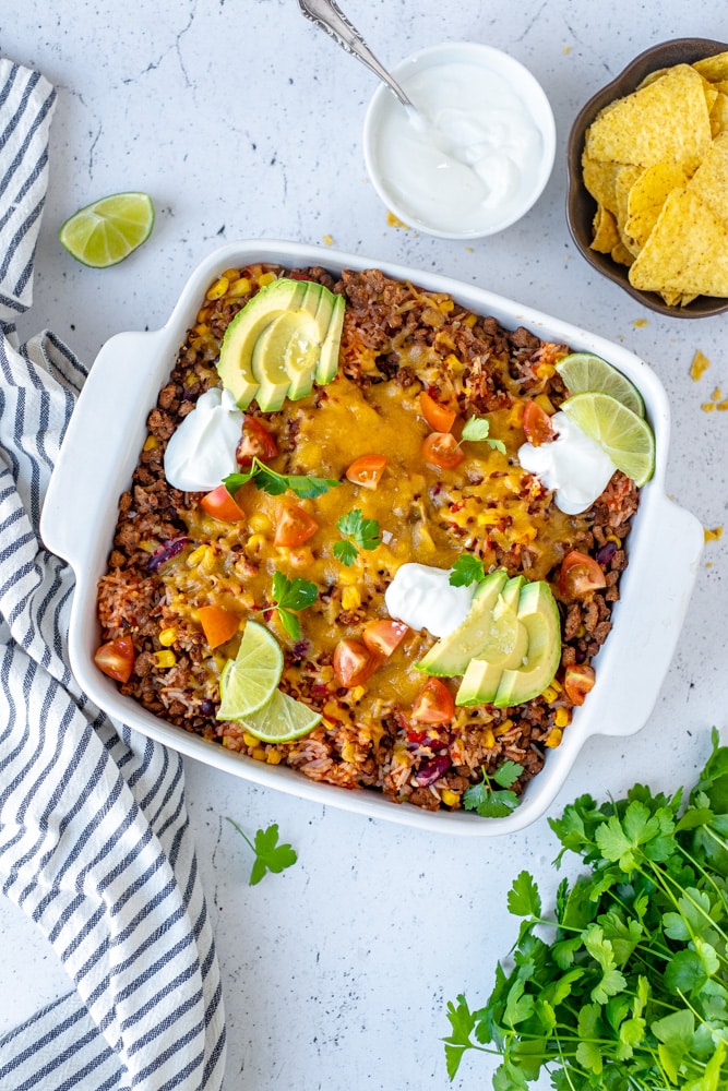 mexicaanse rijstschotel