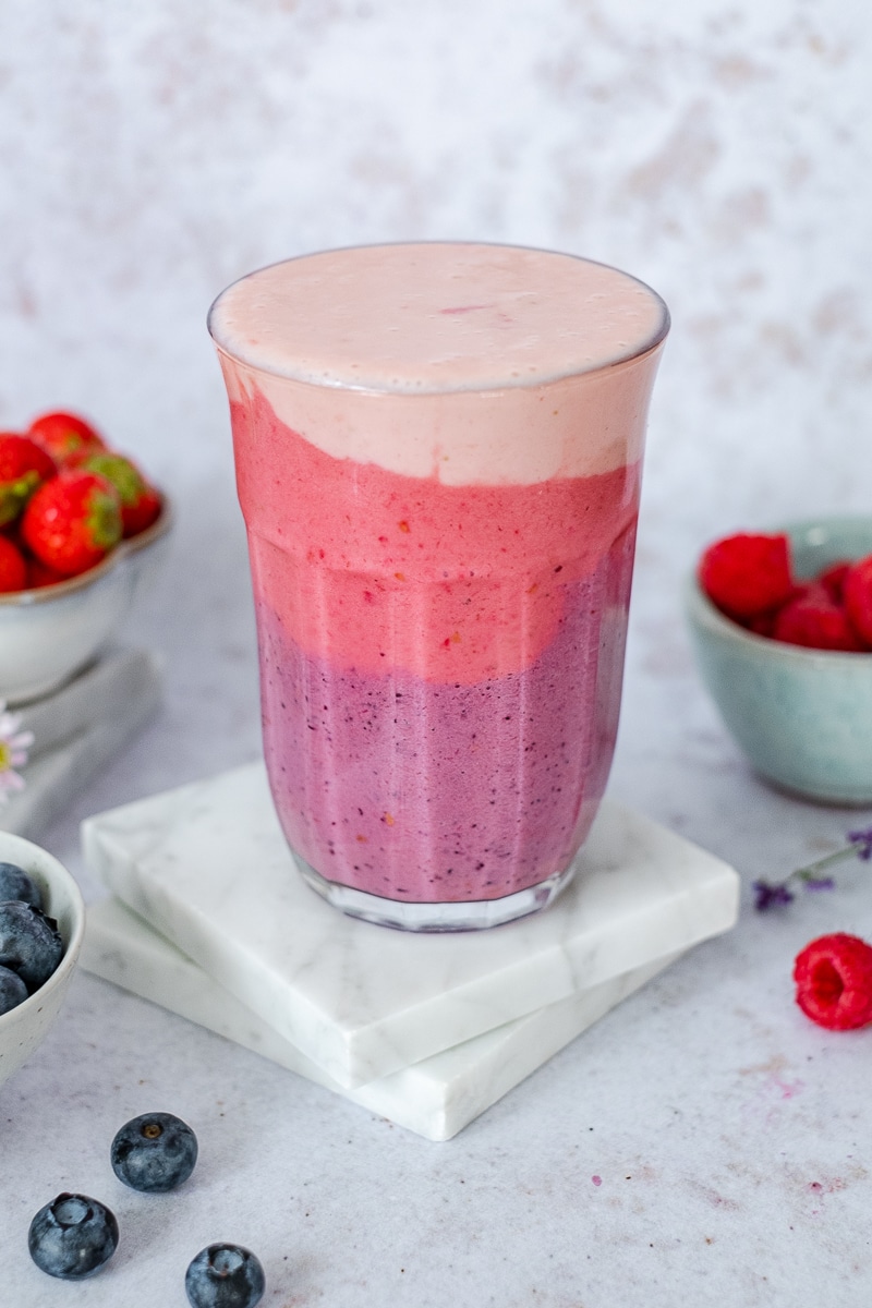 smoothie met rood fruit