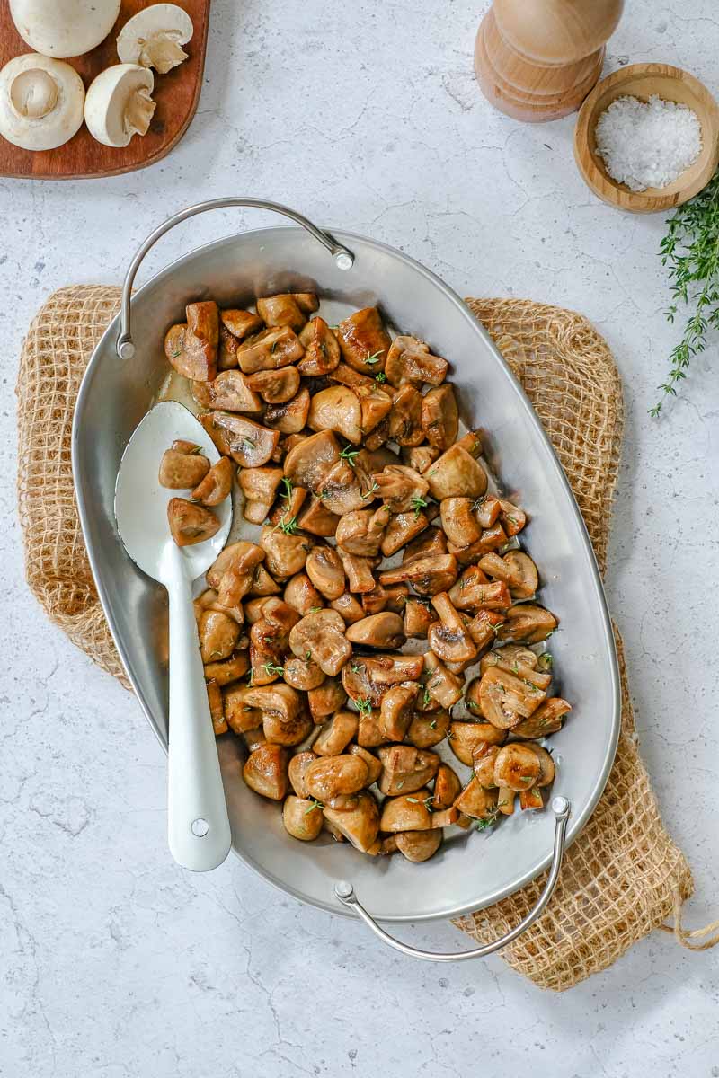 brown mushrooms