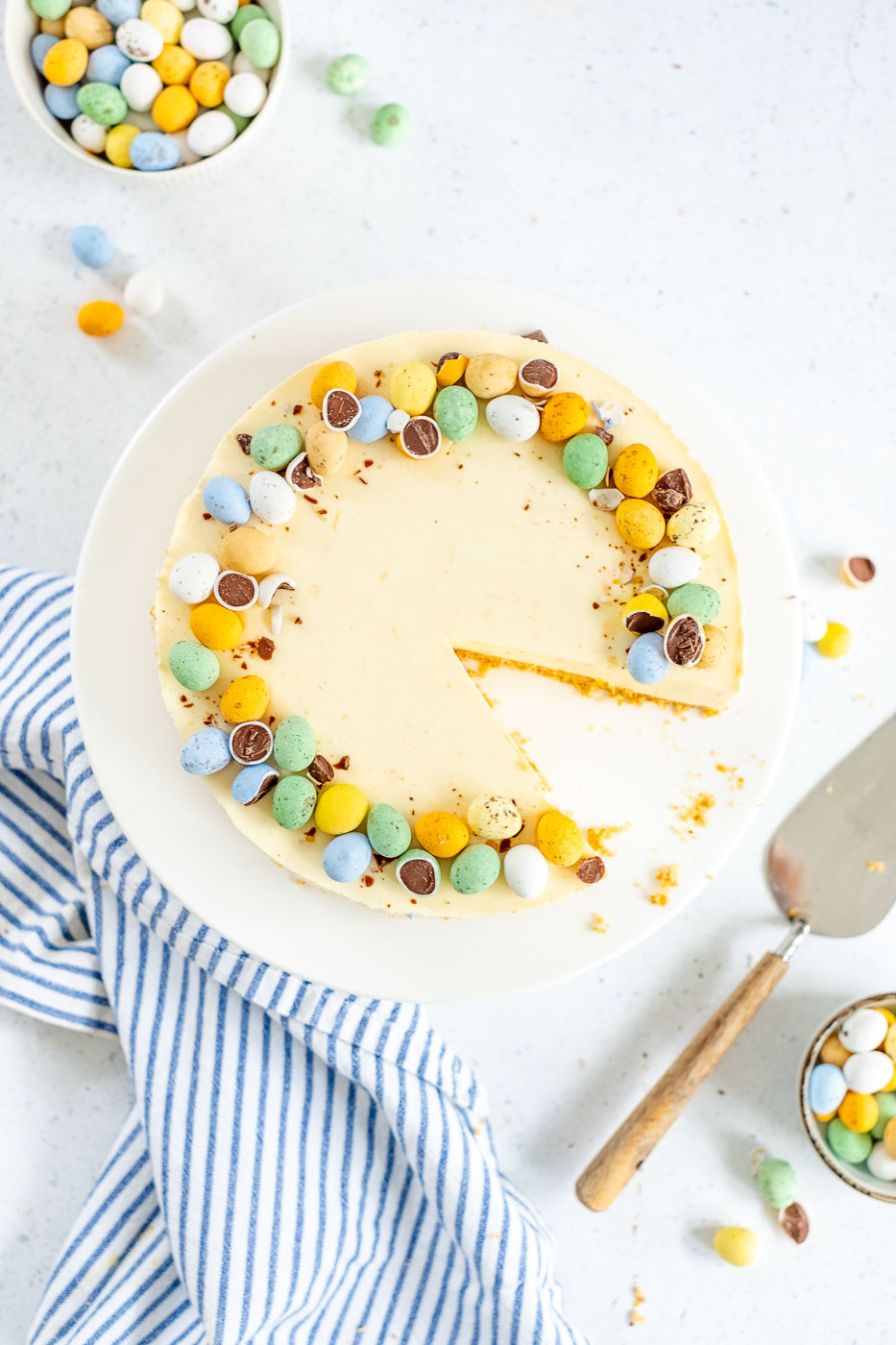 no bake mini egg cheesecake