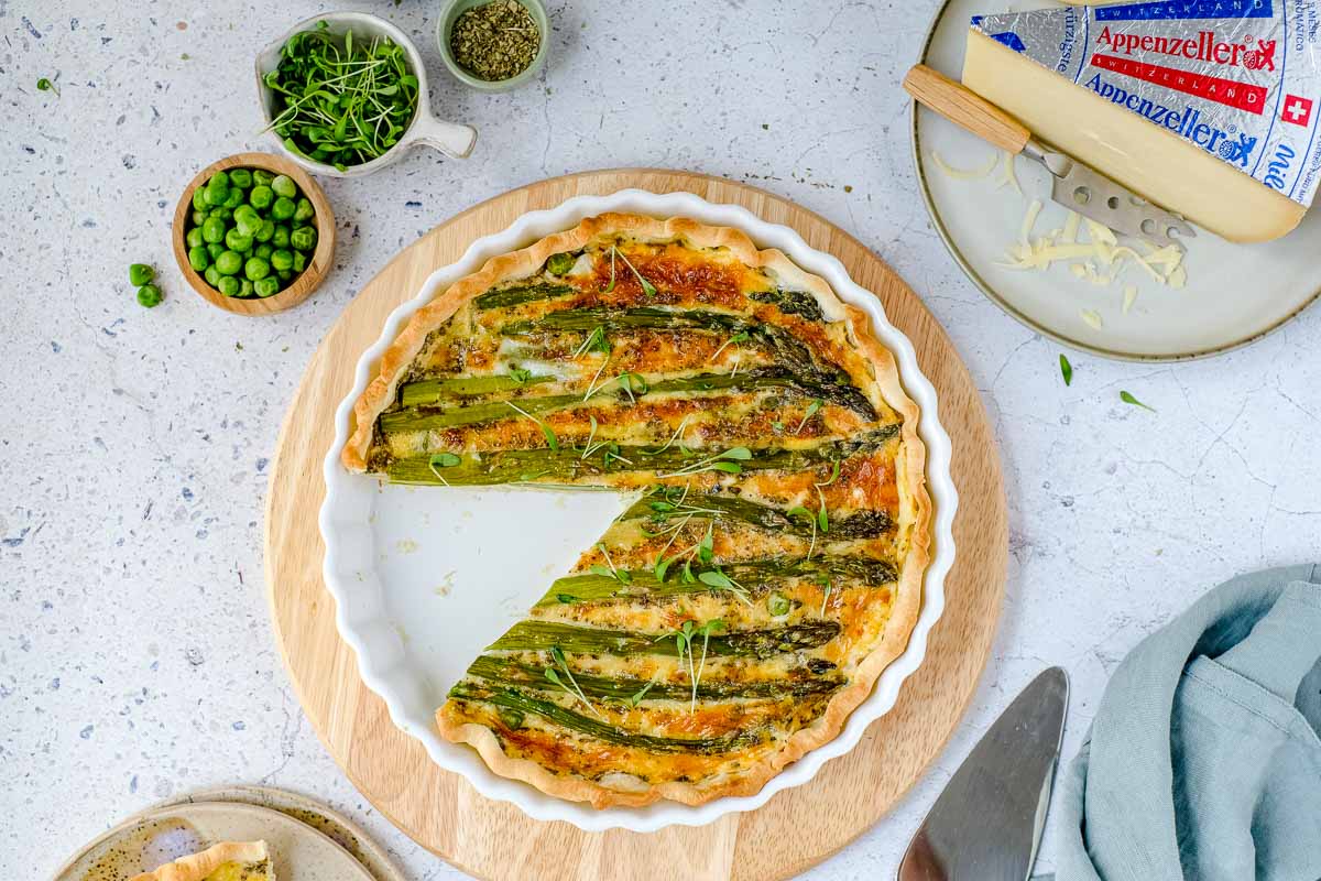 quiche met asperges