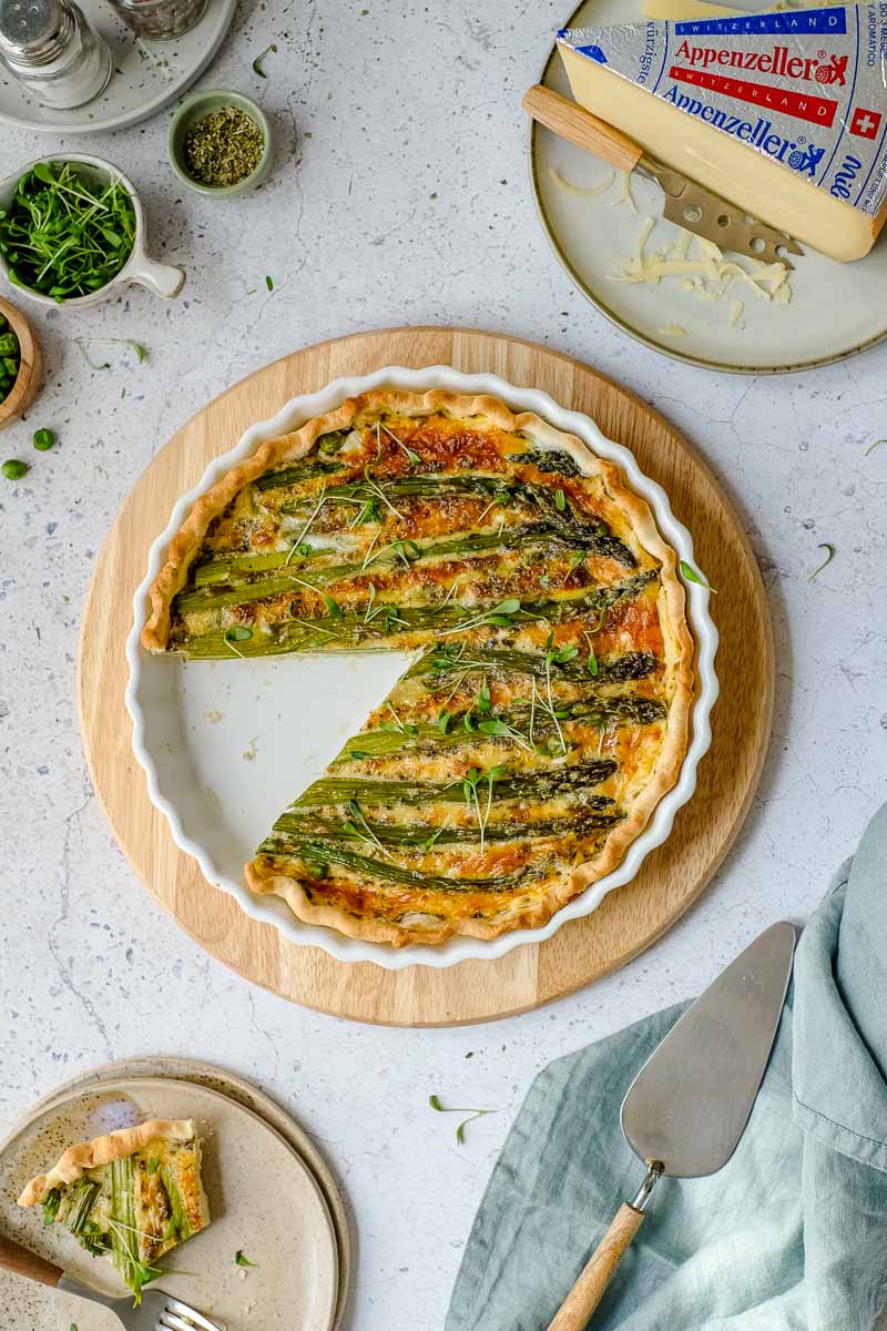 quiche met asperges