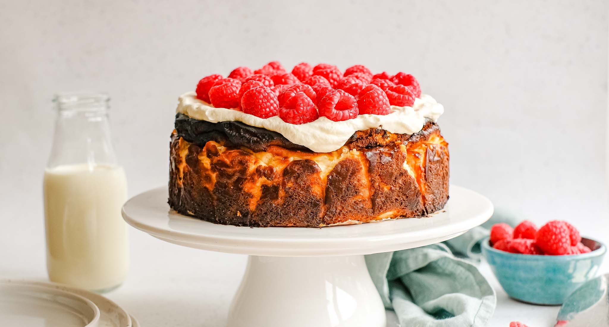 gebakken cheesecake