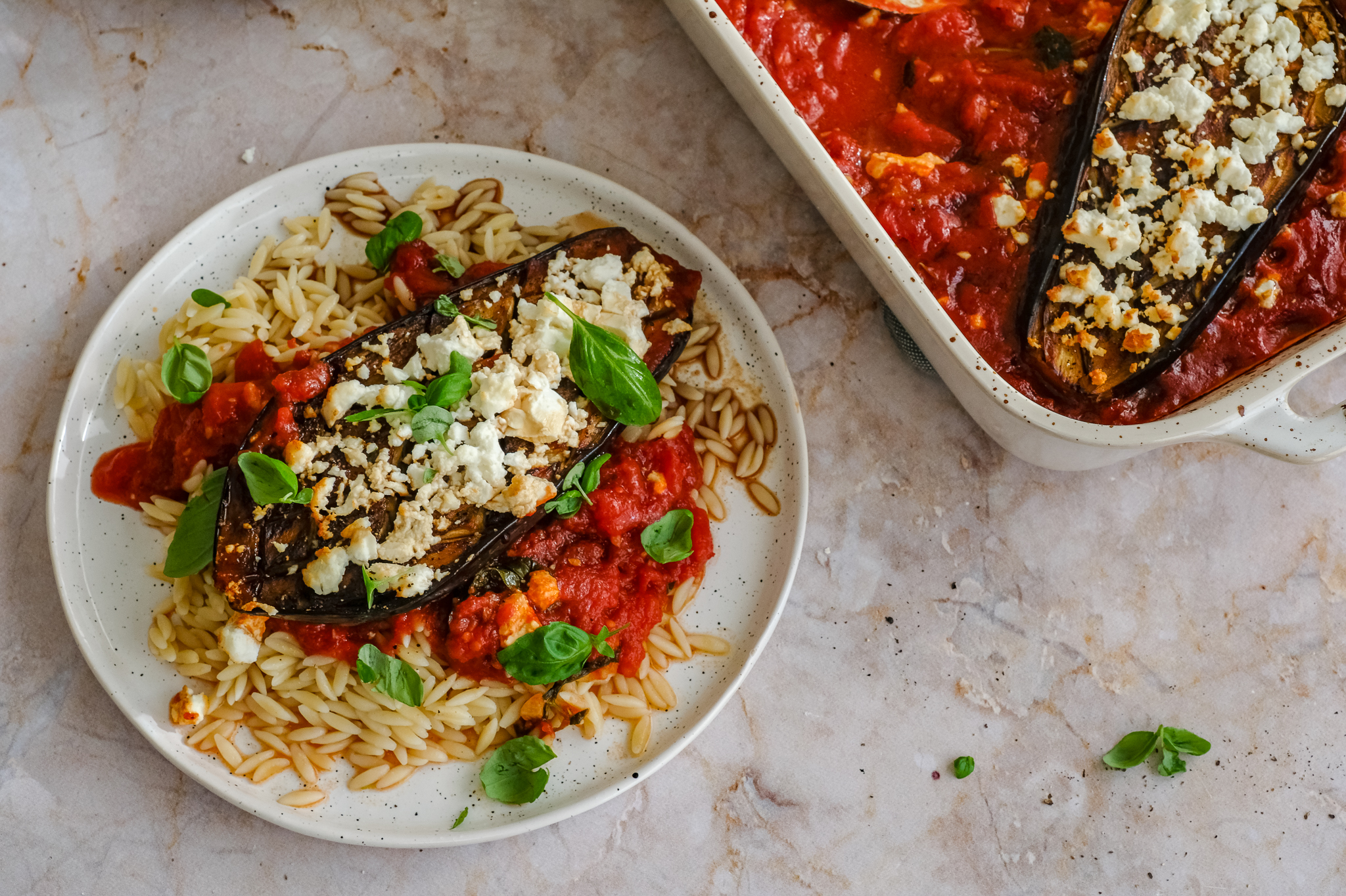 aubergine uit de oven