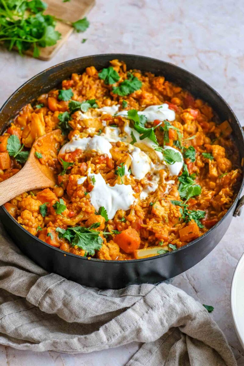 tikka massala met groenten