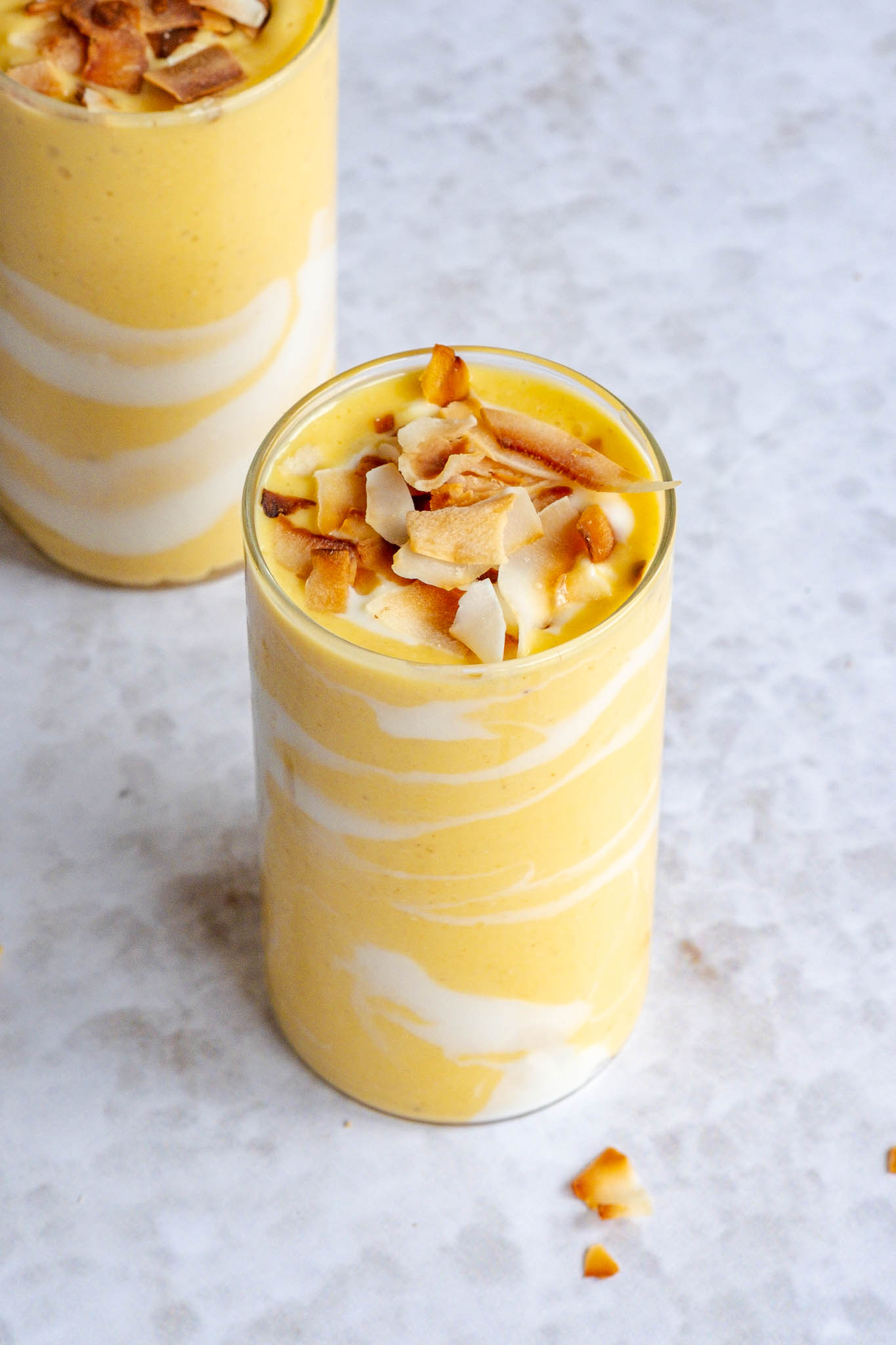 mango banana oat smoothie