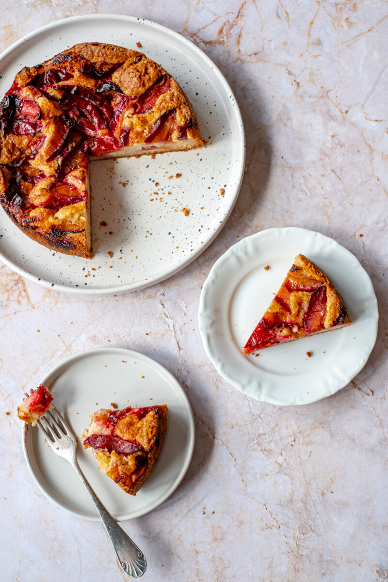 olive oil plum cake