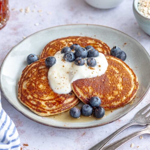 havermout pannenkoeken met yoghurt