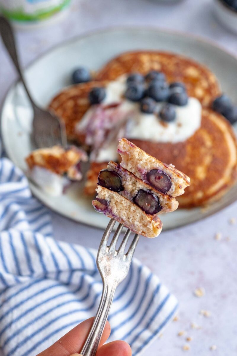 havermout pannenkoeken met yoghurt