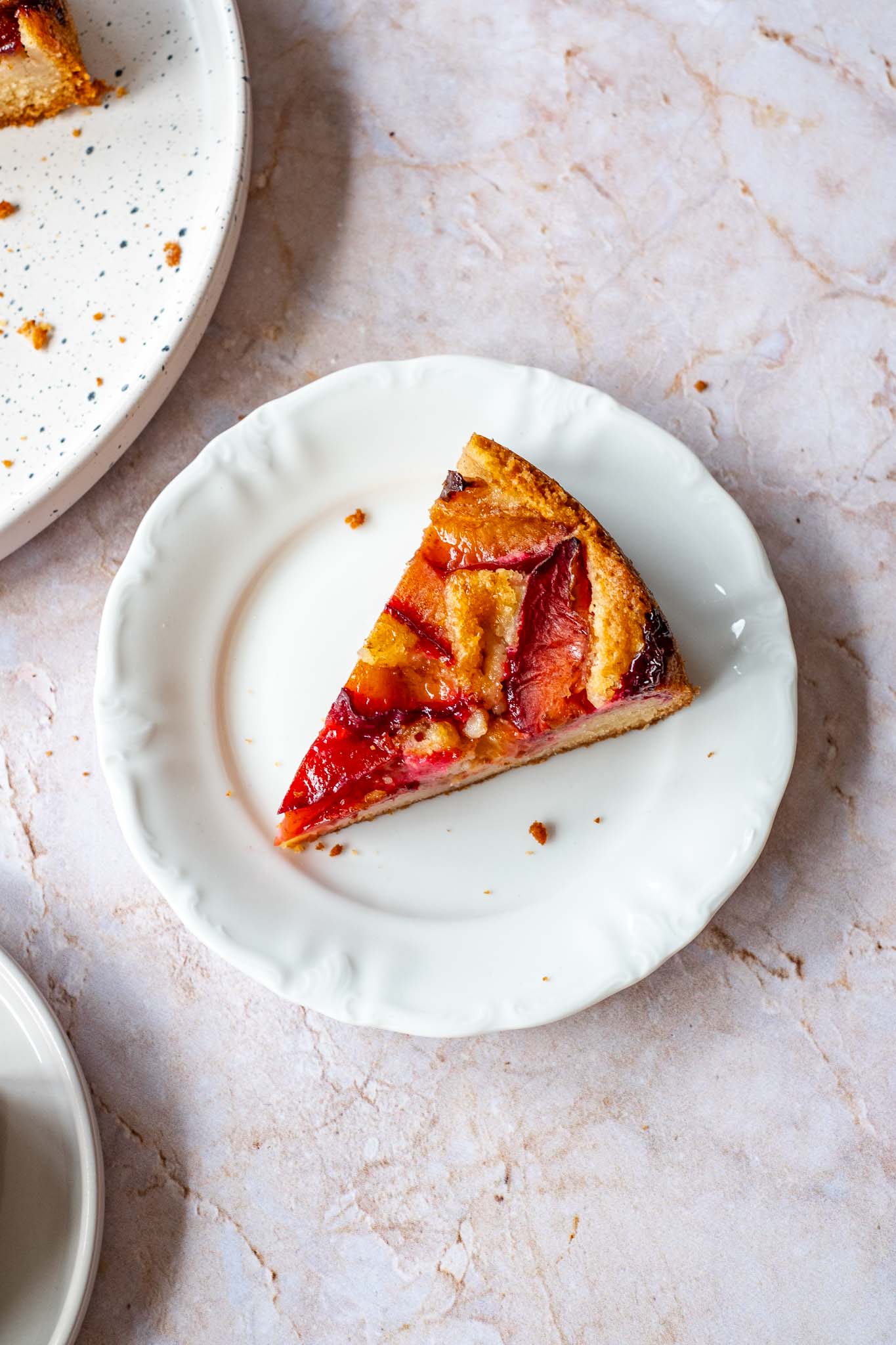 plum cake recipe with almond-1